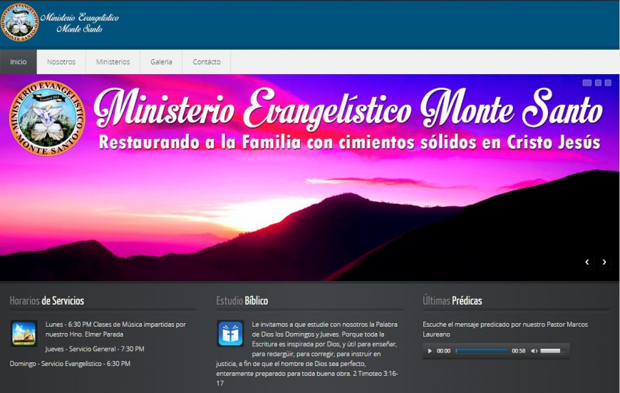 ministeriomontesanto.com - CA, USA